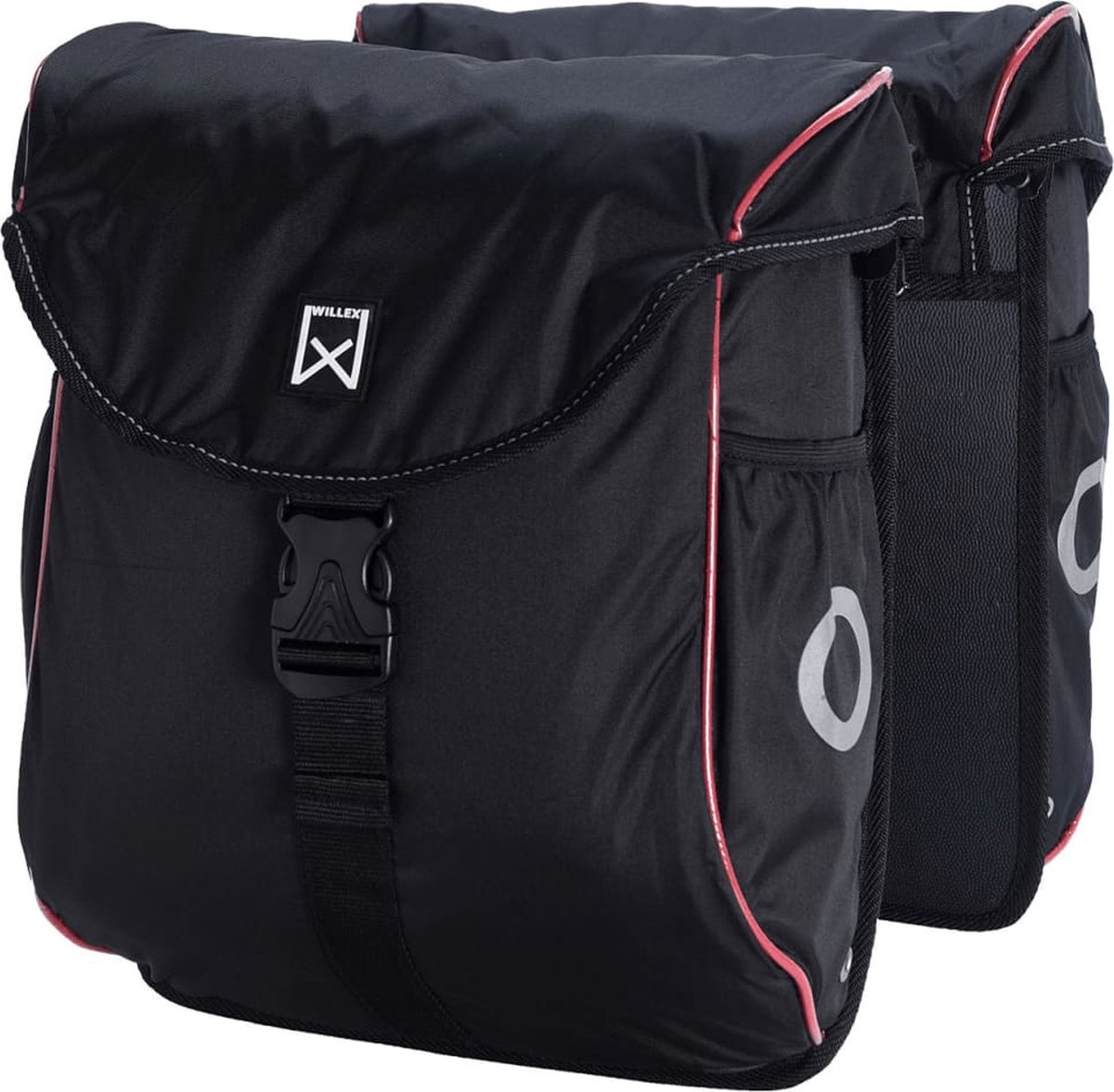 Willex Fietstassen 300 Flexi 24 L En Rood - Zwart