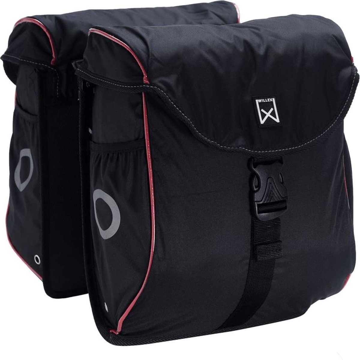 Willex Fietstassen 300 Flexi 24 L En Rood - Zwart