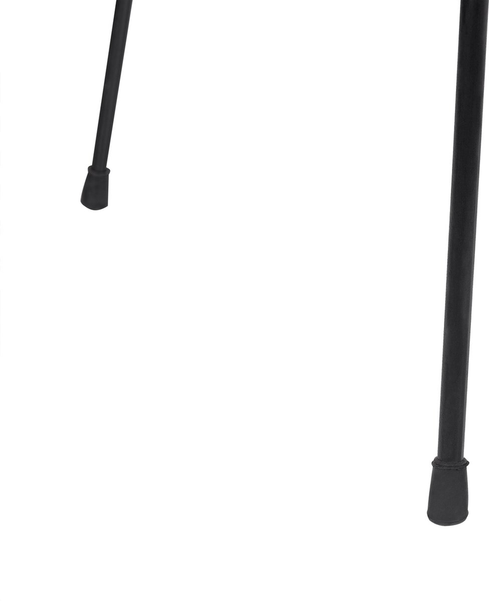 Beliani Elfros Eetkamerstoel Set Van 2 Rotan 49 X 56 Cm - Zwart