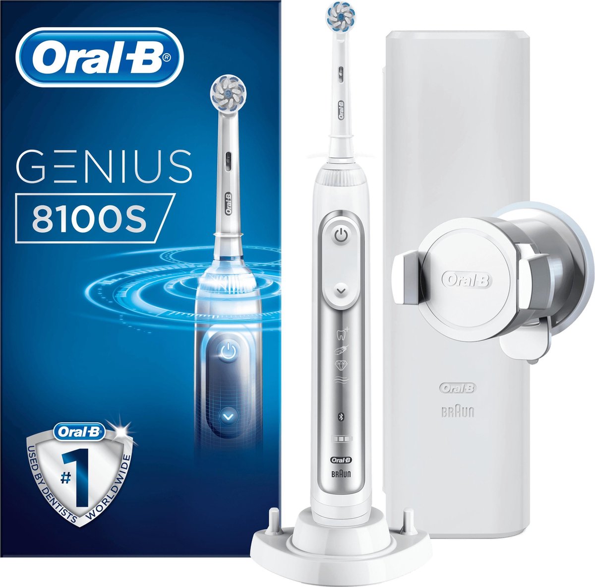 Braun Oral-b Genius 8100s Elektrische Tandenborstel - - Silver