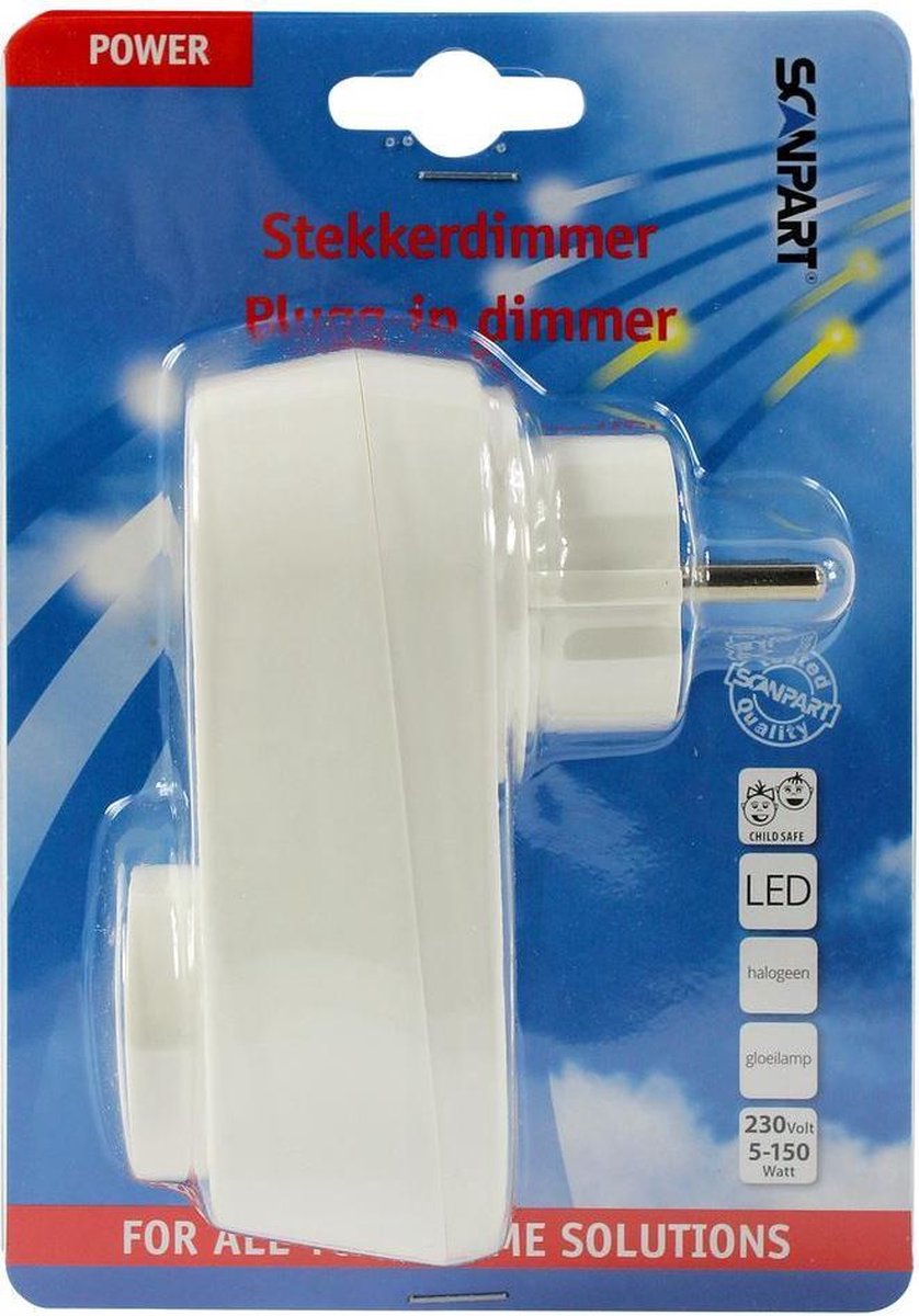 Scanpart Stekker Dimmer Led 5 Tot 150 Watt
