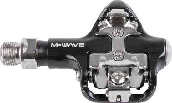 M-wave Klikpedalen Drag-r2 Spd/zilver - Zwart