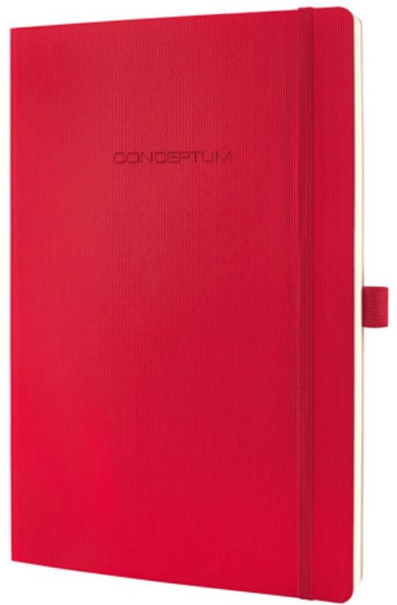 Sigel Notitieboek Conceptum Pure Softcover A5 Geruit - Rood