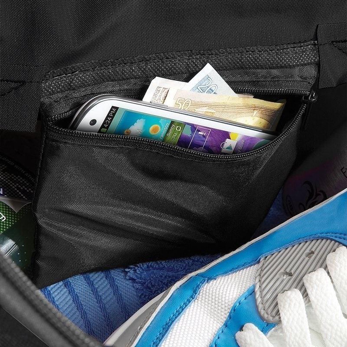 Sporttas/reistas Kobalt/grijs 30 Liter - Sporttassen - Weekendtassen - Voetbaltassen - Blauw