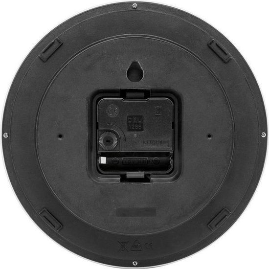 Wandklok Nxt Diameter 20cm Kunststof Zilver,te Wijzerplaat - Silver