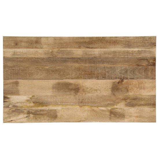 Vidaxl Eettafel 140x80x76 Cm Massief Mangohout - Bruin