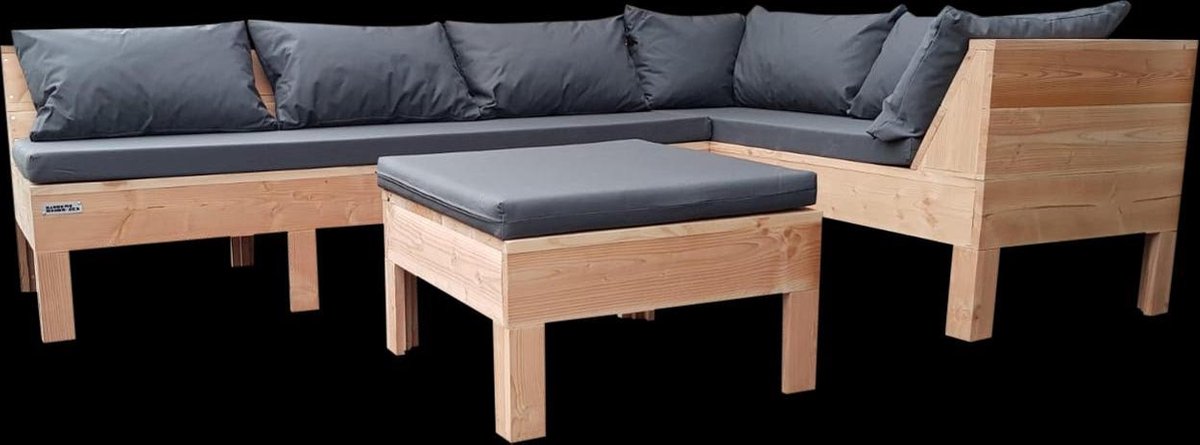 Wood4you Loungeset 8 - Bruin