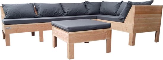 Wood4you Loungeset 8 - Bruin