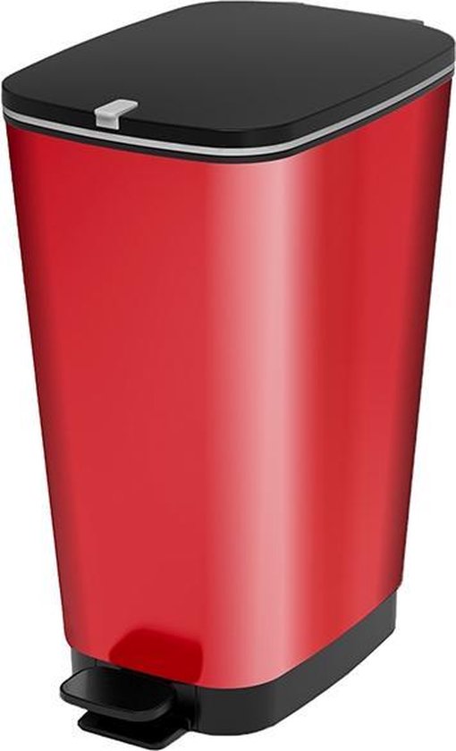 Kis Chic Bin Pedaalemmer - 50 L - - Rood