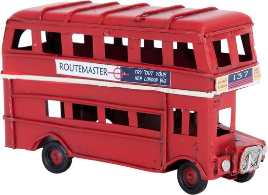 Clayre & Eef Model Bus 11x4x6 Cm