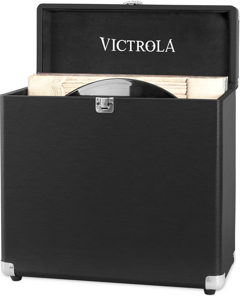 Victrola Retro Platenkoffer - Zwart