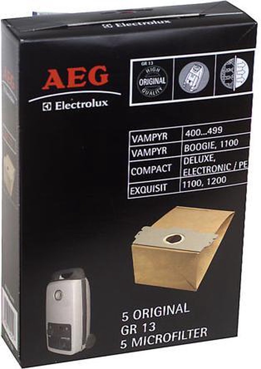 AEG Stofzuigerzakken Gr13 5 Stuks