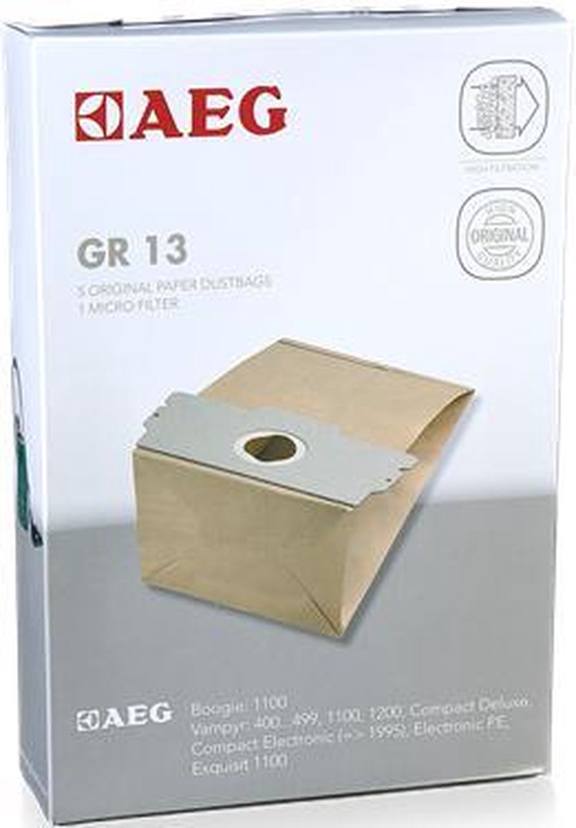 AEG Stofzuigerzakken Gr13 5 Stuks