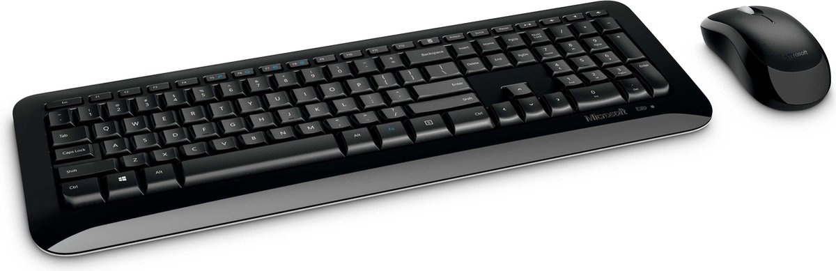 Back-to-School Sales2 Wireless Desktop 850 Toetsenbord en Muis Qwerty - Zwart