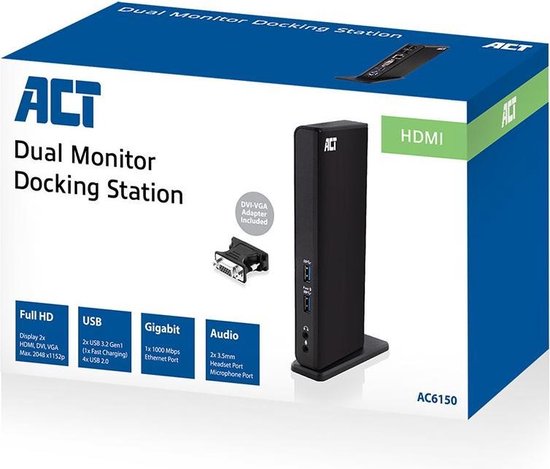 ACT USB 3.2 Gen1 Docking station
