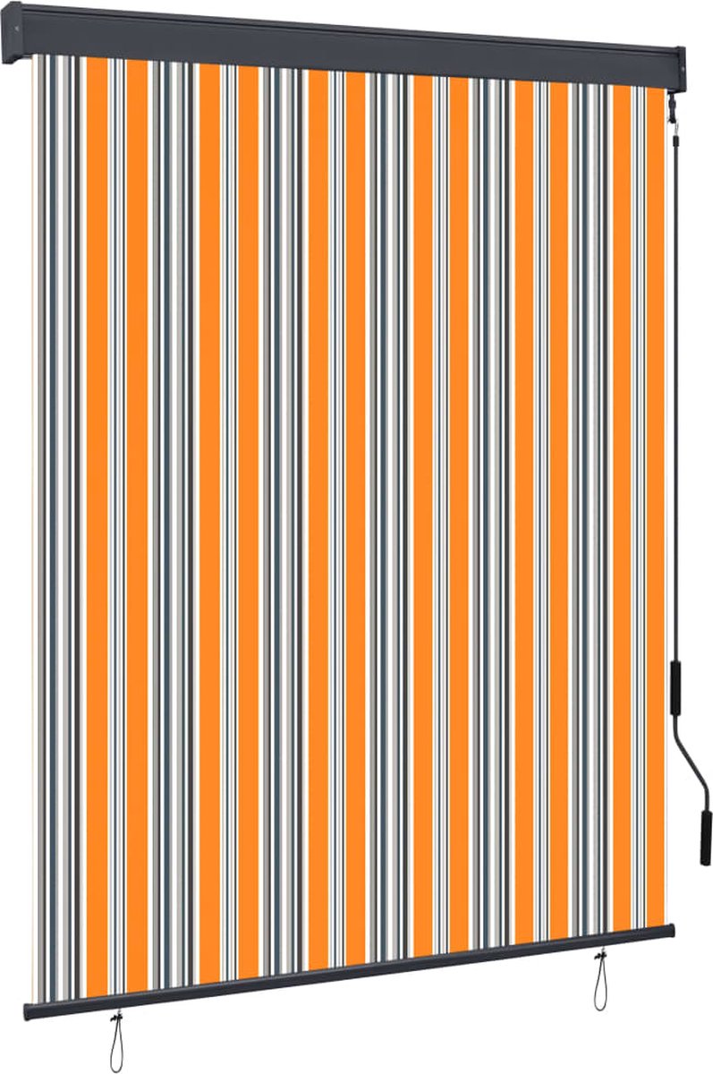 Vidaxl Rolgordijn Voor Buiten 140x250 Cm En - Geel