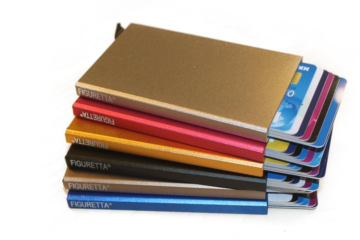 Figuretta Aluminium Hardcase Rfid Cardprotector - Roze