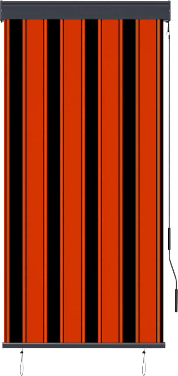 Vidaxl Rolgordijn Voor Buiten 80x250 Cm En - Oranje