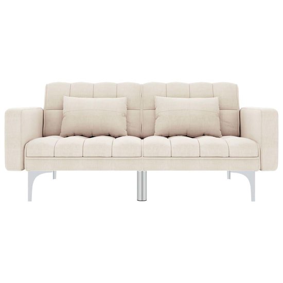 Vidaxl Slaapbank Stof Crème