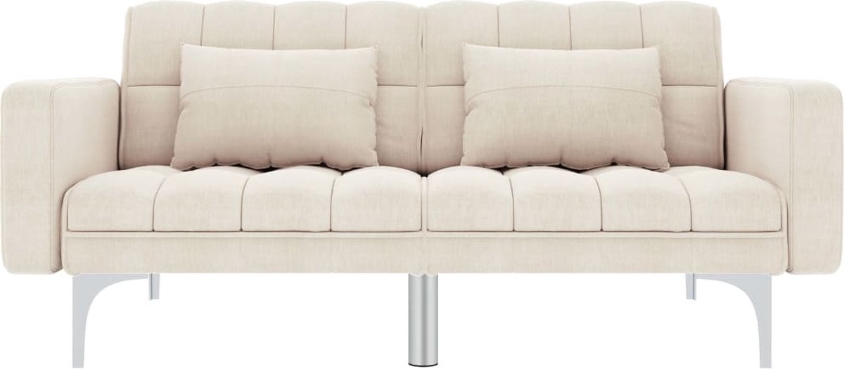 Vidaxl Slaapbank Stof Crème