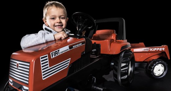Rolly Toys Traptractor Rollyfarmtrac Fiat Centenario 150 Cm - Rood