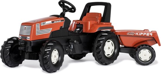 Rolly Toys Traptractor Rollyfarmtrac Fiat Centenario 150 Cm - Rood