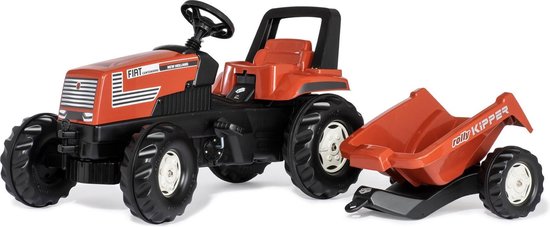 Rolly Toys Traptractor Rollyfarmtrac Fiat Centenario 150 Cm - Rood