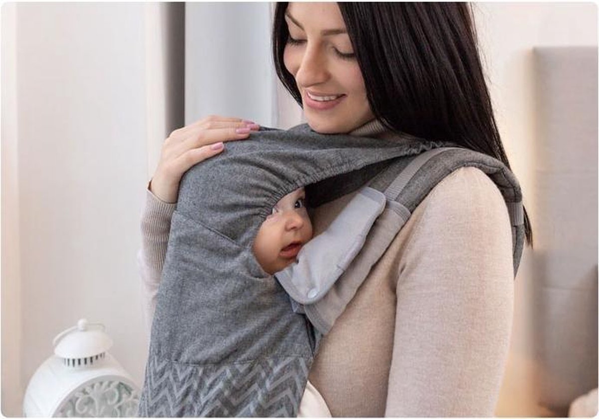 Lionelo Margareet - Draagzak - 20 Kg - Wave - Grijs