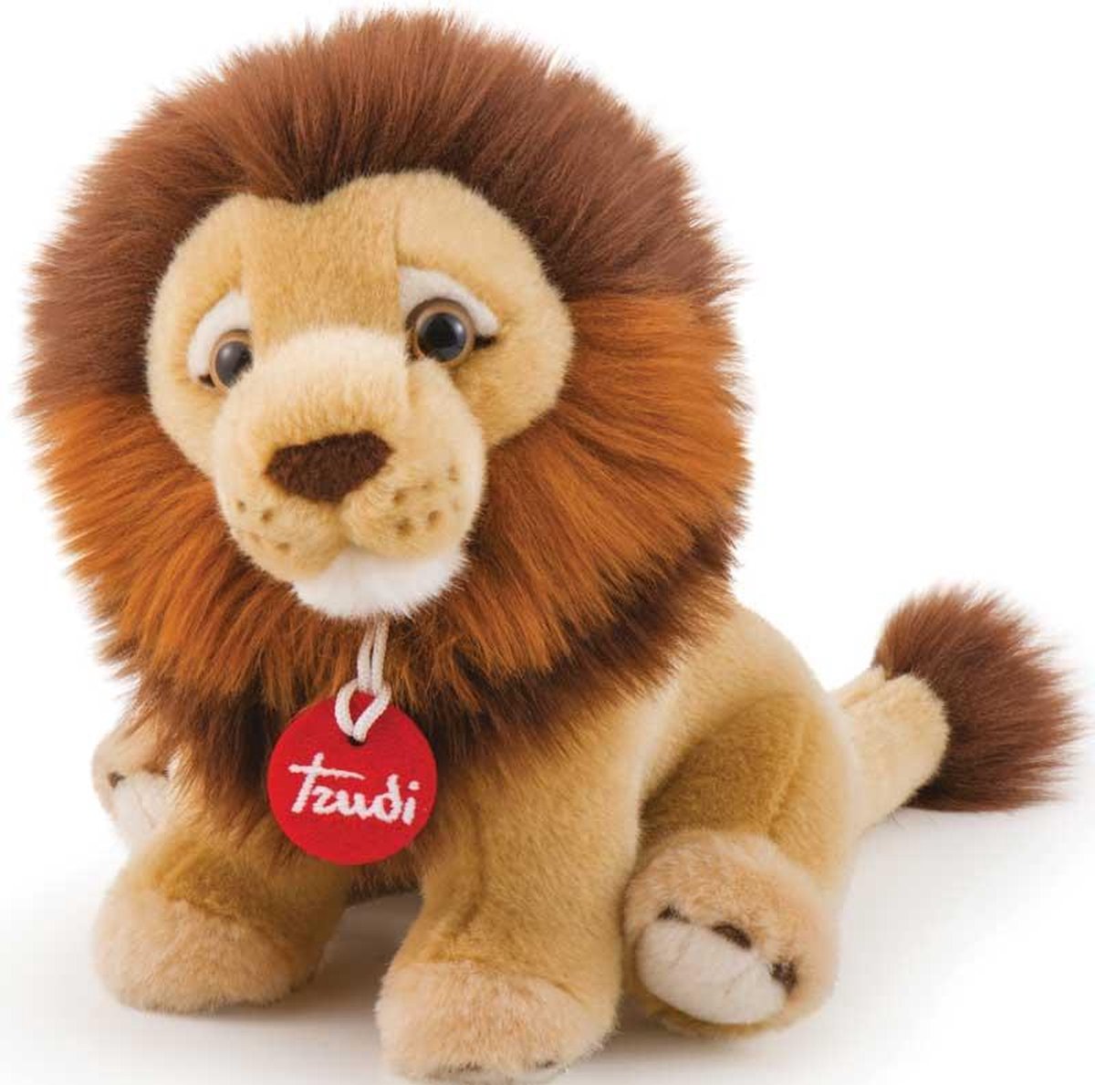 Trudi Knuffelhond Jack Russel Liggend 24 Cm Pluche/wit - Bruin