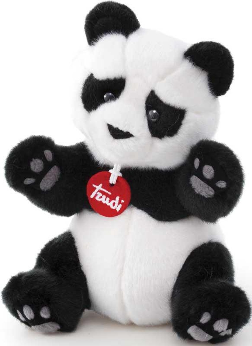 Trudi Knuffelhond Jack Russel Liggend 24 Cm Pluche/wit - Bruin