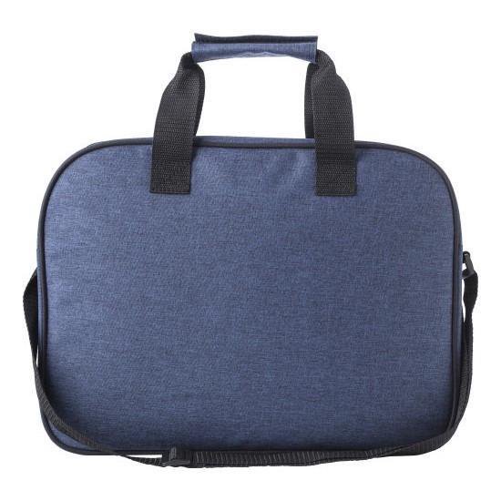 Schoudertas/aktetas/werktas 40 X 30 Cm - Laptoptas/documententas Met Verstelbare Schouderband - Blauw