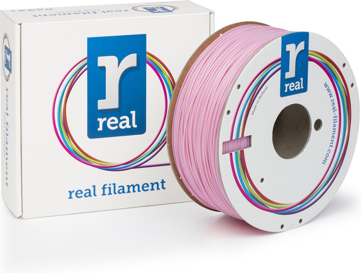 3D filamenten REAL Filament ABS roze 1.75mm (1kg)