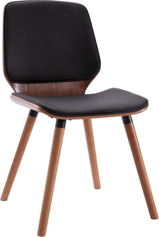 Vidaxl Eetkamerstoelen 2 St Kunstleer - Zwart