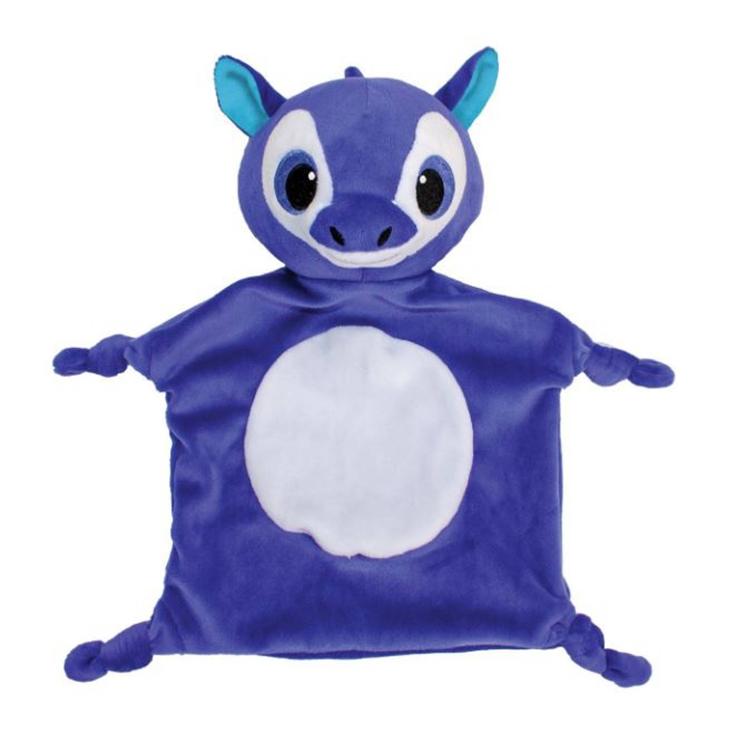 Lumo Stars Knuffeldoekje Baby Line Unicorn 20 X 30 Cm - Blauw