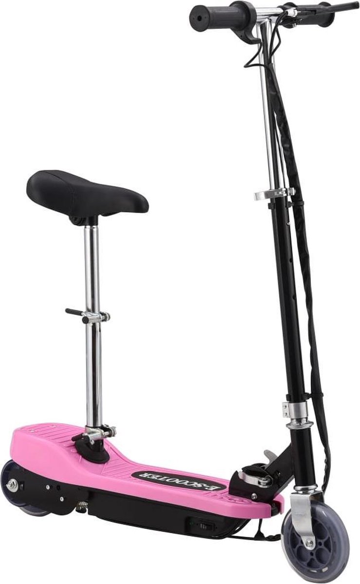 Vidaxl Step Elektrisch Met Zitje 120 W - Roze