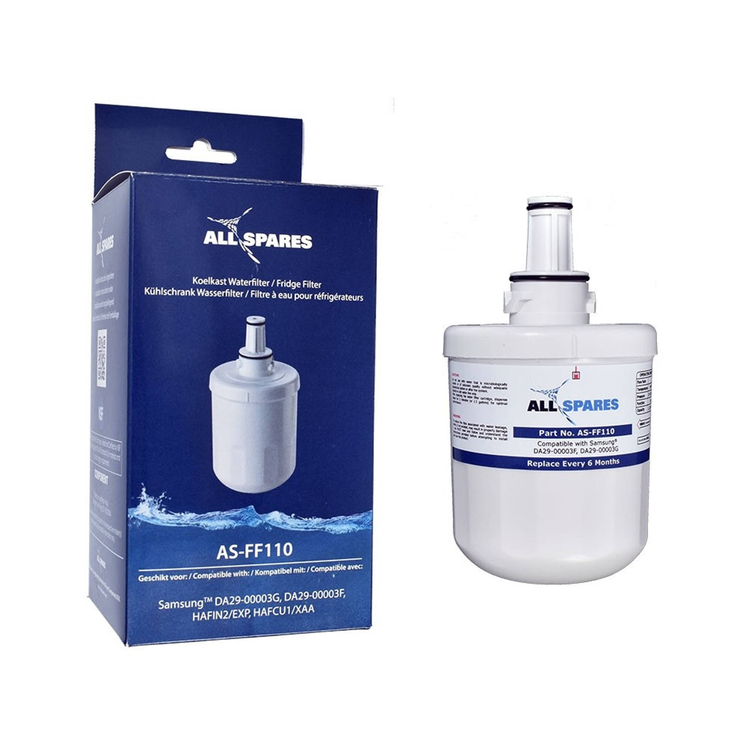 AllSpares Samsung Waterfilter Da29-00003f / Da29-00003g Hafin2