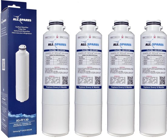 AllSpares Samsung Waterfilter Koelkast (4st.) Da29-00020b