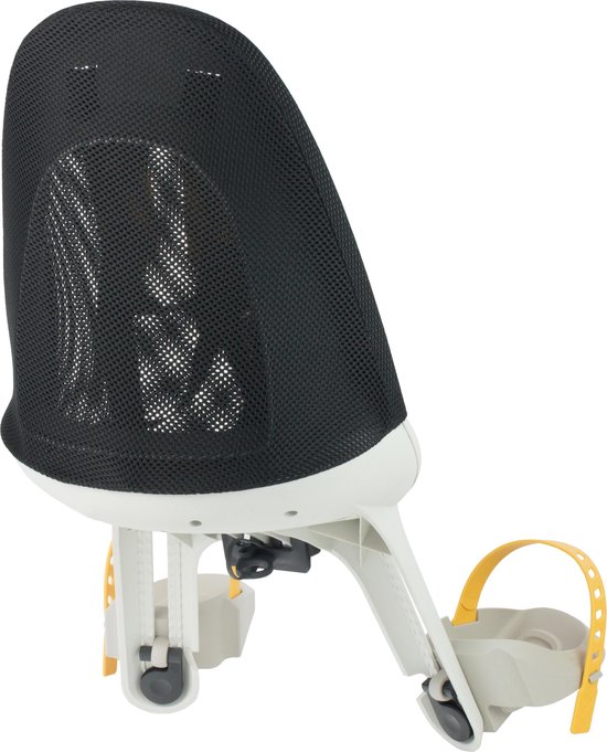 Qibbel Fietszitje Air Voor Junior Mesh Zwart// - Geel
