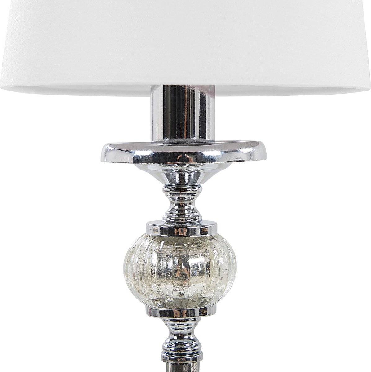 Beliani Kubena Tafellamp Metaal 15 X 15 Cm - Wit