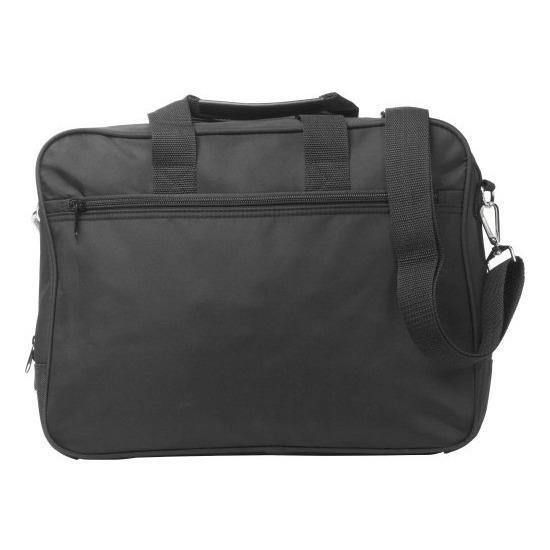 Schoudertas/aktetas/werktas 37 X 29 Cm - Laptoptas/documententas Met Verstelbare Schouderband - Zwart