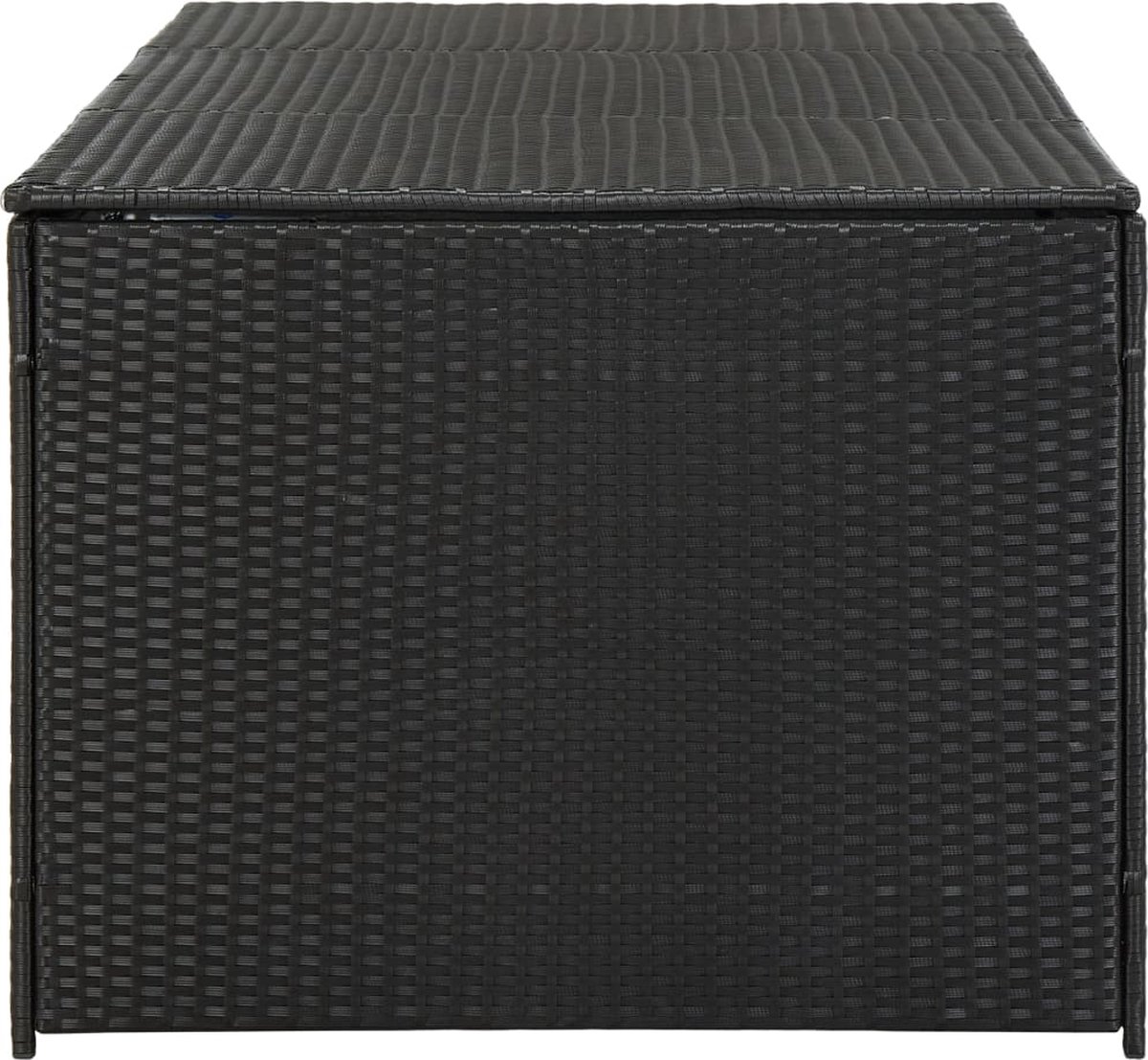 Vidaxl Tuinbox 180x90x75 Cm Poly Rattan - Zwart