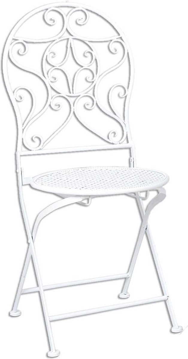 Clayre & Eef Tafel + 2 Stoelen Ø 60x70/40x40x92 Cm