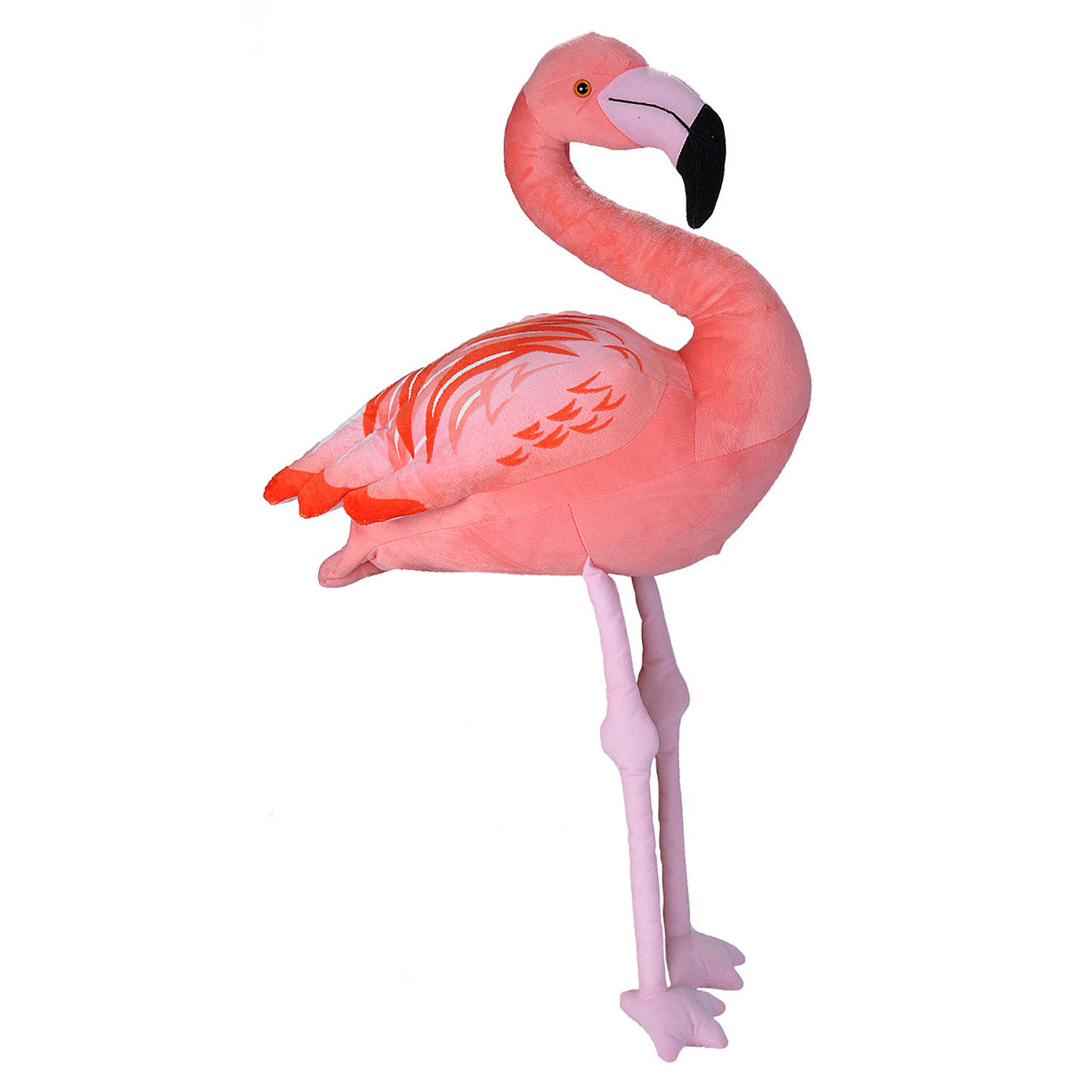 Wild Republic Knuffel Flamingo Junior 90 Cm Pluche - Roze