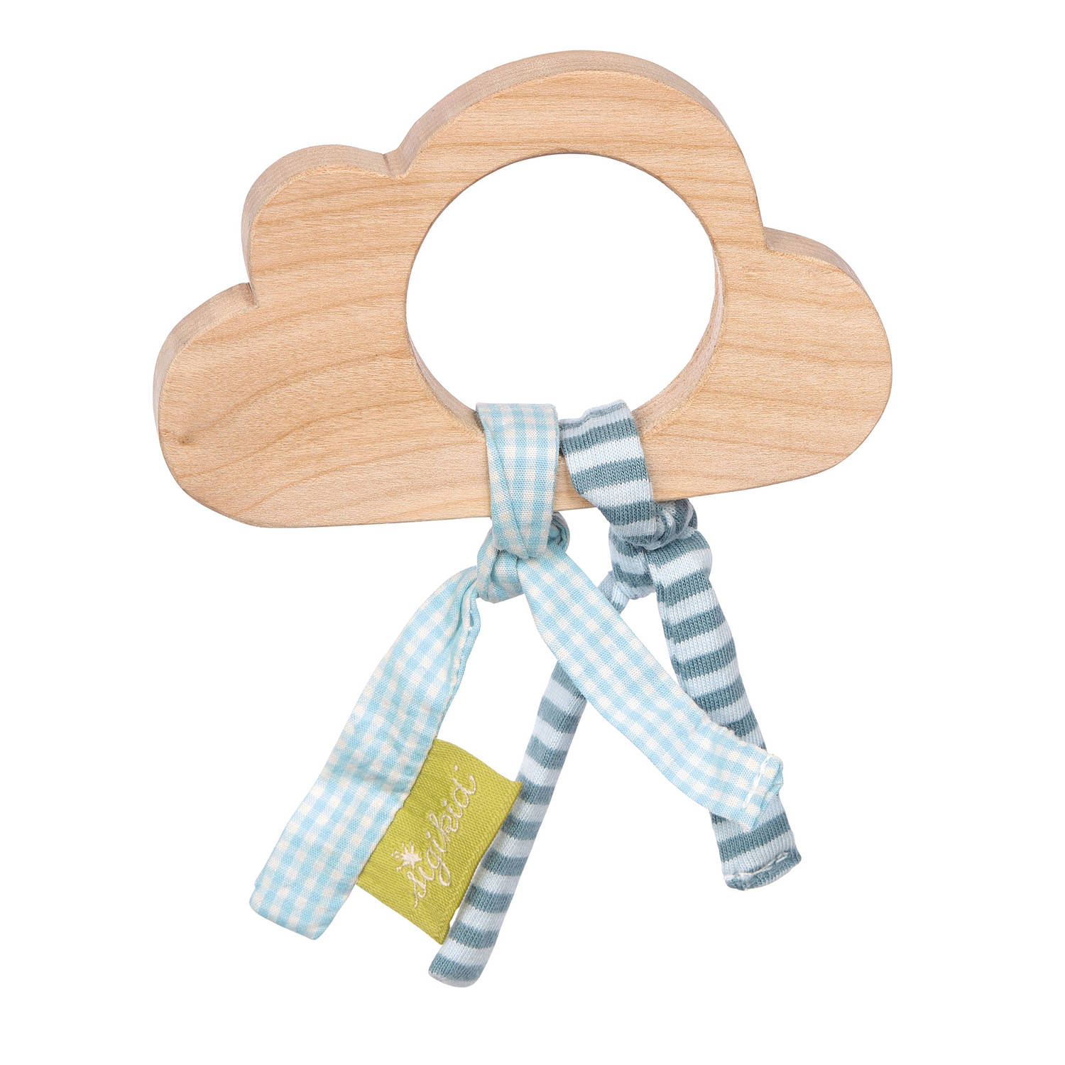 Sigikid Houten Rammelaar Wolk, Green