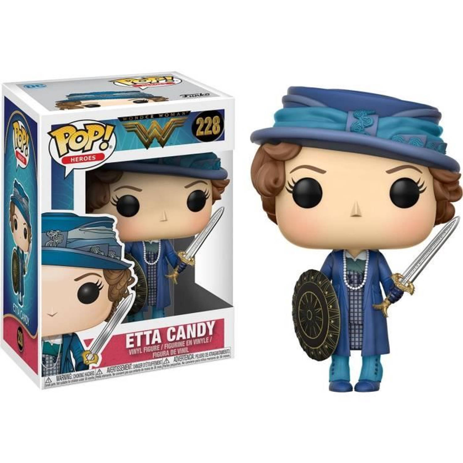 PBM EXPRESS Beeldje Funko Pop! Dc Comics - Wonder Woman: Etta Met Schild En Zwaard