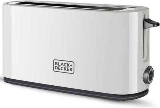 BLACK+DECKER Broodrooster Bxto1001e Brede Opening - Wit