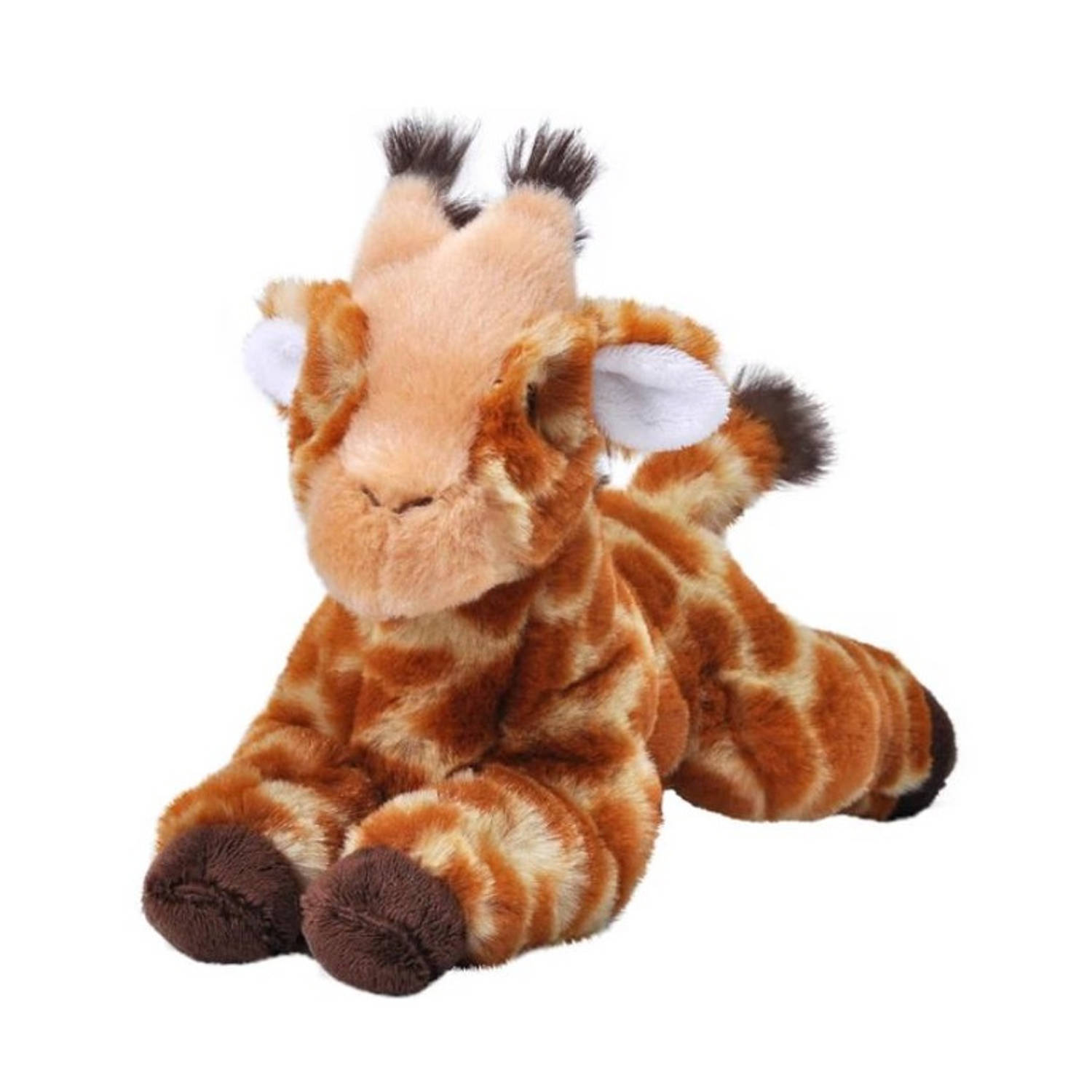 Wild Republic Knuffel Giraffe Ecokins Mini Junior 20 Cm Pluche - Bruin