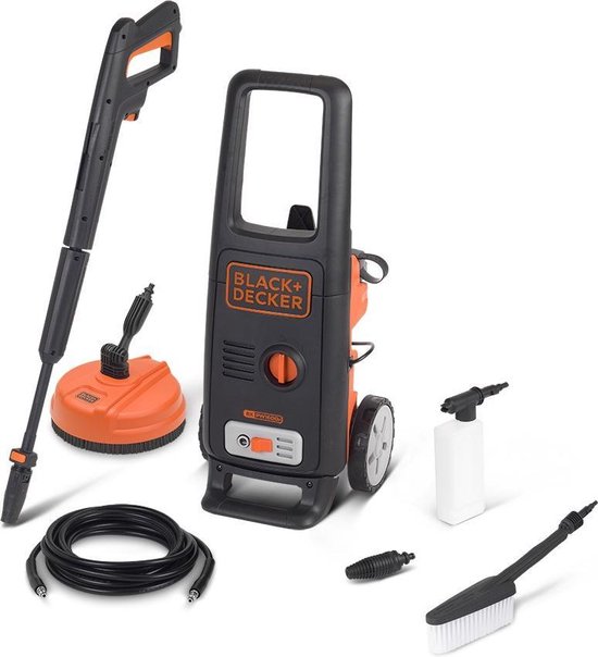 BLACK+DECKER Hogedrukreiniger - Bxpw1600pe - 1600w - 7 Accessoires