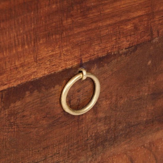 Vidaxl Kledingkast 100x50x175 Cm Massief Acaciahout - Bruin