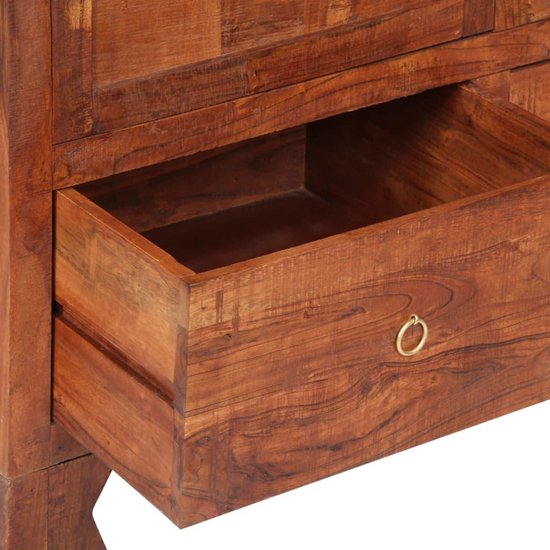 Vidaxl Kledingkast 100x50x175 Cm Massief Acaciahout - Bruin